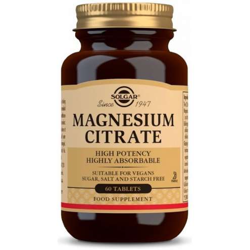 Solgar Magnesium Citrát 200 mg tbl.60